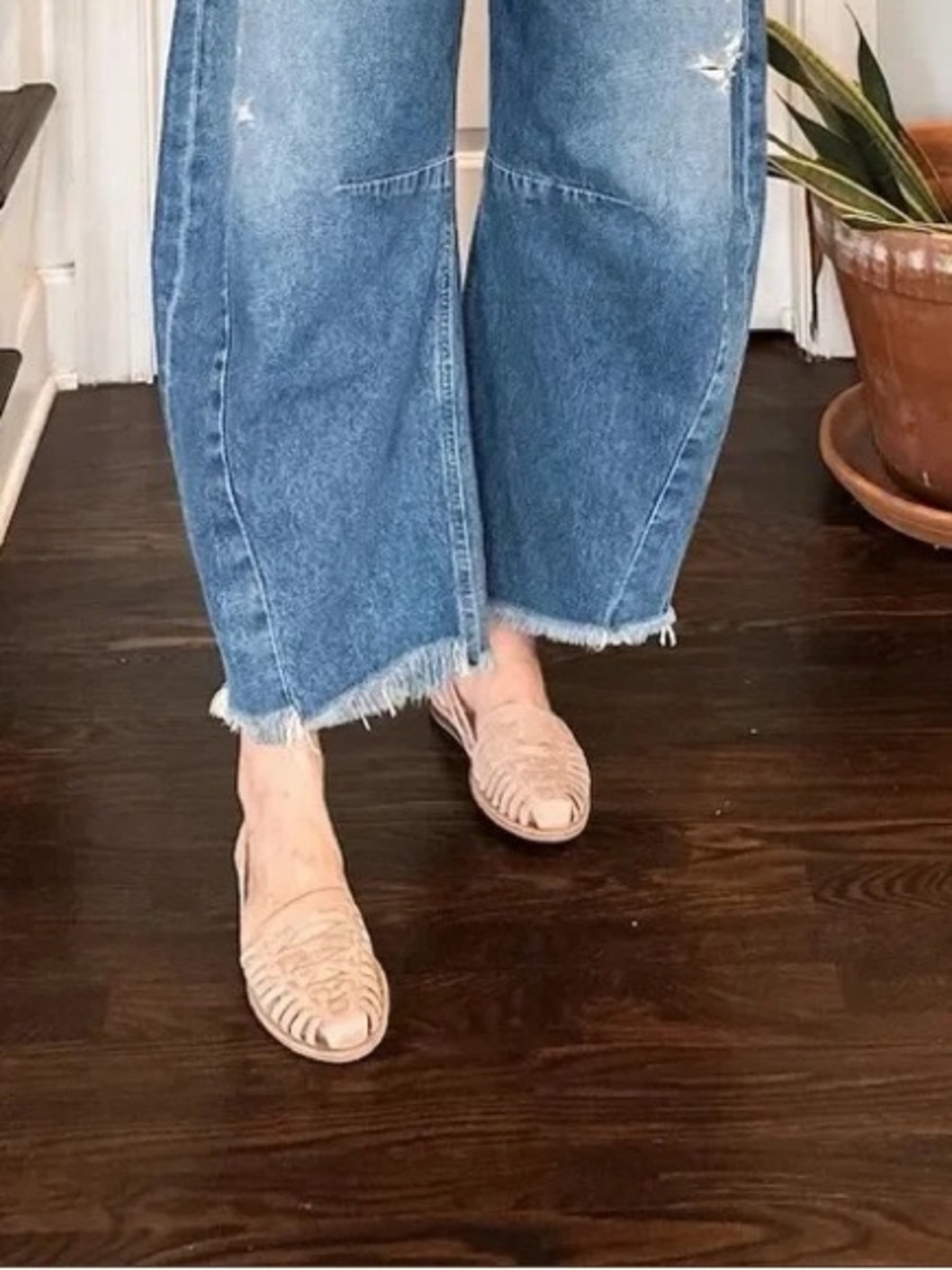 Women’s Nisolo Almond Huarache 2.0 Sandals Size 7 Retails $138 Nisolo Almond Hu
